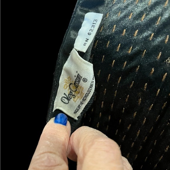 Vintage Oleg Cassini bronze sequins dress. - Picture 8 of 13